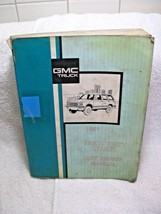 1991 GMC OEM Light Duty Truck Service Manual-Pick-Up-Suburban-Jimmy-Gas-... - £31.81 GBP