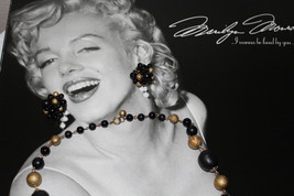 Attributed to Miriam Haskell Gold and Black Round Bead Long Necklace and... - $299.00