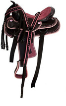 Beautiful Designer Synthetic Western Barrel Racing Horse Saddle Size: 12... - $265.00+