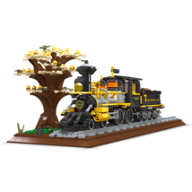 Train Building Blocks Sets for Genoa Locomotive MOC Bricks DIY Model Kids Toys - £54.48 GBP