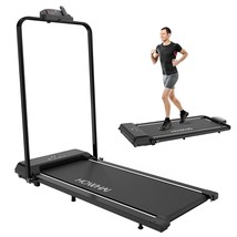 Walking Pad Treadmill, Under Desk Treadmill Foldable 2 In 1, 6.2 Mph Running Tre - £270.26 GBP