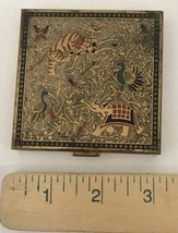 VOLUPTE USA Engraved Elephant Birds 1920/30&quot;s COMPAC WITH ORIGINAL POWDE... - €85,12 EUR