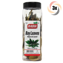 3x Pints Badia Bay Leaves | 1.5oz | Gluten Free! | No MSG! | Hojas De La... - $25.71