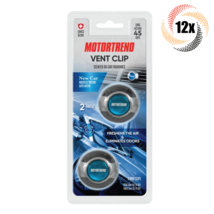 12x Packs Swiss Blend MotorTrend New Car Vent Clip Air Freshener | 2 Per Pack - £44.08 GBP