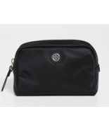 Tory Burch Virginia Curve Nylon Cosmetic Bag Pouch Case ~NWT~ Black - €63,47 EUR