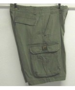 ABERCROMBIE &amp; FITCH 092 VINTAGE FATIGUES MEN&#39;S (34W TAG) 37&quot; GREEN CARGO... - £76.03 GBP