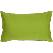 Sunbrella Macaw Green 12x19 Outdoor Pillow, Complete with Pillow Insert - £41.82 GBP