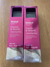 2x Viviscal Conceal &amp; Densify Volumizing Fibers Blonde Thicker Hair Box New - £23.25 GBP