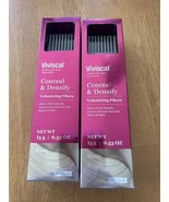 2x Viviscal Conceal &amp; Densify Volumizing Fibers Blonde Thicker Hair Box New - £22.93 GBP