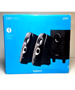 Logitech Z323 60W 2.1 3-Piece Speaker system w/subwoofer Black Open Box ... - $48.37