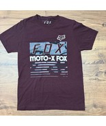 Fox Racing Youth Large NWOT Maroon Night Trips Moto Tee Camo Logo MTB BMX - $351.85 MXN
