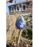 Copper lapis lazuli necklace - $54.09 CAD+