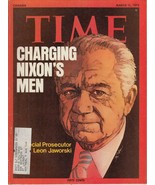 Time Magazine Canada 1974, March 11, Charging Nixon&#39;s Men, Leon Jaworski - £18.59 GBP