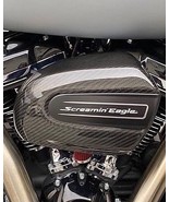 CARBON FIBER AIR FILTER COVER FOR M8 HARLEY TOURING - $345.51