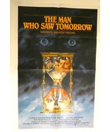 USA Movie 1981 HE MAN WHO SAW TOMORROW Poster 1SH 40&#39;&#39;X27&#39;Original FOLDE... - £294.88 GBP