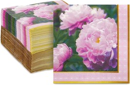 Luncheon Paper Napkins Flowers 150 pack Lunch Party Supplies Potluck Brand New - £11.46 GBP