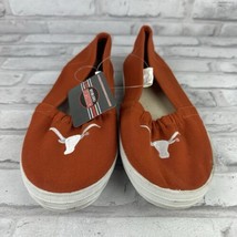 UT University Texas Longhorn Burnt Orange Hook Em&#39; Slip-On Canvas Shoes ... - $24.25