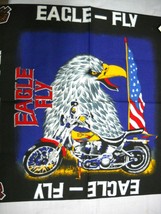 EAGLE FLY MOTORCYCLE EAGLE HEAD AMERICAN FLAG BIKER BANDANA SCARF HEAD WRAP - $2.99