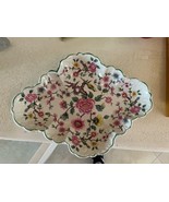 Old Foley James Kent Ltd Staffordshire Chinese Rose Vtg Scalloped Oblong... - $24.74
