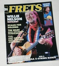 WILLIE NELSON FRETS MAGAZINE VINTAGE 1984 TIME WARE CHET ATKINS JACKIE KING - £23.59 GBP