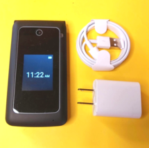  COOLPAD SNAP 3311A UNLOCKED BLACK FLIP FLOP CELL PHONE BELL TELUS KOODO... - $62.22