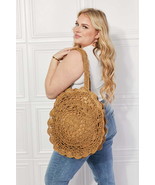 Justin Taylor Brunch Time Straw Rattan Handbag - $65.10 CAD