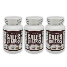 Germa Bile Salts -Enzyme Supplement- 30 Tabs per Bottle - Pack of 3 - £15.03 GBP