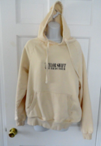 TAYLOR SWIFT THE ERAS TOUR BEIGE HOODED SWEATSHIRT SMALL - $61.70 CAD