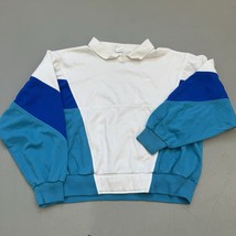 Vintage Nike Sweatshirt Pullover Logo Swoosh Men&#39;s Large Collared - $29.69