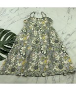 Liberty of London Target Girls Sundress Size XL Green Yellow Floral Pockets - $33.83 CAD