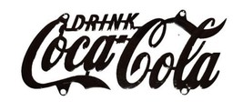1998 Drink Coca Cola License Plate/wall Sign Mirrored Metal - £19.93 GBP