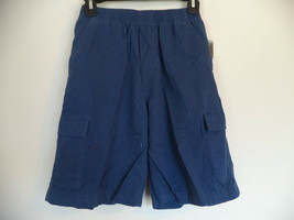 Boy's Blue Canyon River Blue Pull-On Cargo Shorts. M (10-12). 100% Cotton. - $11.88