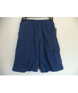 Boy&#39;s Blue Canyon River Blue Pull-On Cargo Shorts. M (10-12). 100% Cotton. - $225.80 MXN