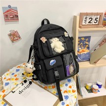 2021 Korean Preppy Backpack Waterproof Nylon Student Backpa for School Teenagers - £120.43 GBP