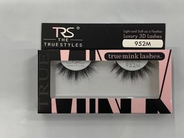 Trs True Mink Lashes Luxury 3D Lashes # 952 M Light &amp; Soft As A Feather - £3.93 GBP