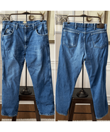 Cabela’s Plaid Flannel Lined Cotton Blue Jeans 36 x 30 - €24,71 EUR