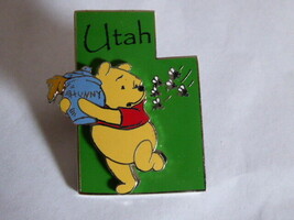 Disney Trading Pin Utah State Winnie The Pooh Rare Silver Production Sample - £47.45 GBP