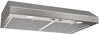 Bcsd136Ss Glacier Range Hood With Light, Exhaust Fan For Under Cabinet, Stainles - £313.19 GBP