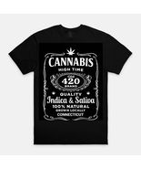   Connecticut Black Cannabis T-shirt - $20.45+