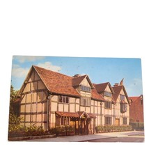 Postcard Shakespeare&#39;s Birthplace Home Stratford-upon-Avon UK Chrome Posted - £5.59 GBP