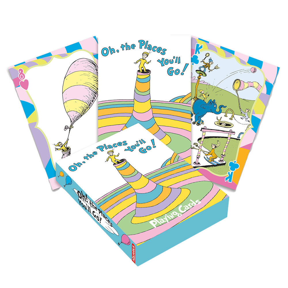 Aquarius Oh, the Places You&#39;ll Go! Playing Cards - $21.70