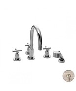 Newport Brass 3-997 East Linear Triple Handle Roman Tub Faucet with Hand... - $17,606.24 MXN