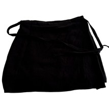 Aritzia Sunday Best Dawson Mini Skirt Black Size M Faux Wrap Side Tie # HPB 02-0 - £20.46 GBP