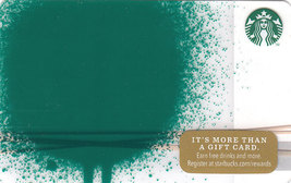 Starbucks 2014 Green Blob Collectible Gift Card New No Value - £2.35 GBP