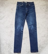Topman Stretch Skinny Men&#39;s Size 30XL Low-Rise 5-Pocket Blue Denim Jeans - £14.36 GBP