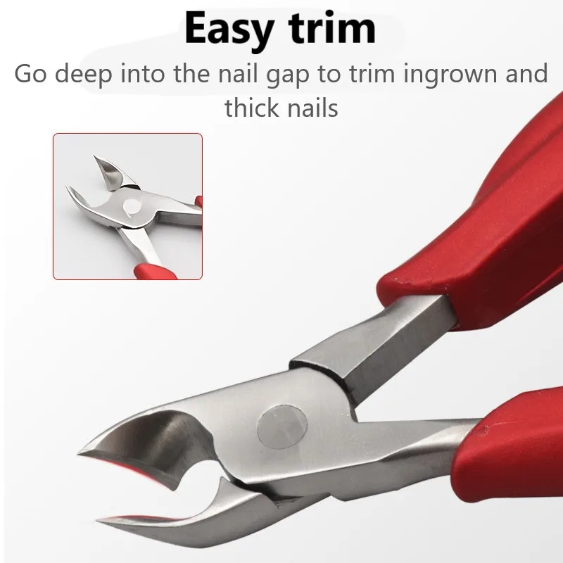 Sporting Stainless Steel Nail Cuticle Scissors Eagle Beak Pliers Manicure Pedicu - £23.90 GBP