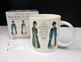 Jane Austen&#39;s Regency Finery Mug Heat-Transforming Ceramic Coffee Cup NEW - $19.99