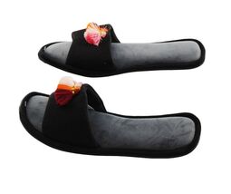 INC Women's Tassel Slippers Size S (5/6) Black Gray - $11.87