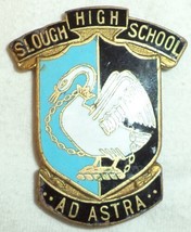 Slough High School Pin Ad Astra 1 1/2&quot; x 2&quot; - $2.96