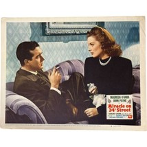 Vintage 1947 Miracle On 34th Street Movie Lobby Card Xmas Maraget O&#39;Hara #8 - £131.43 GBP